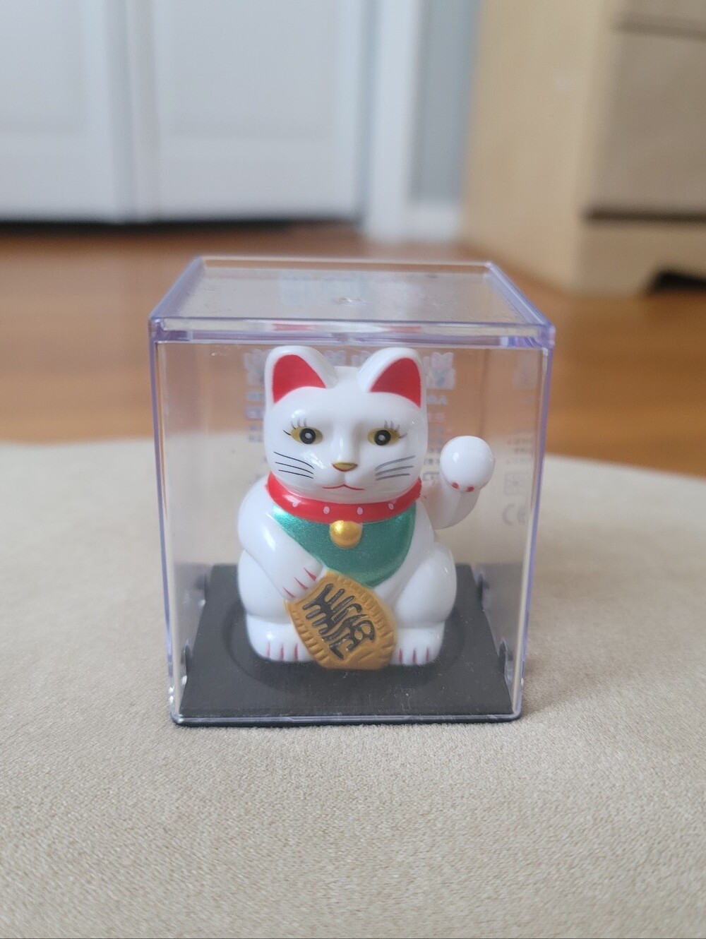 LUCKY CAT Box Figurine